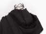 Kapuce Black fox scarf-hood FAN-S125  