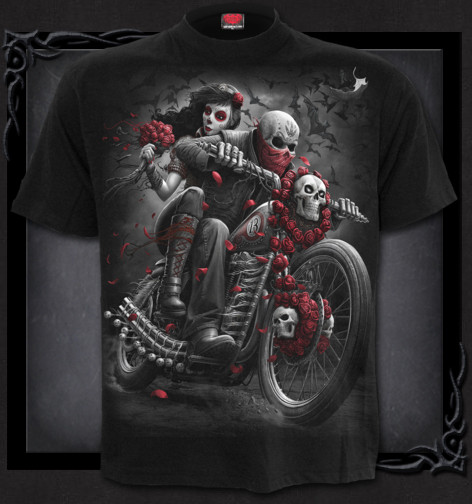 Metalové tričko Spiral Mrtvý motorkář DOTD BIKERS DT259600  