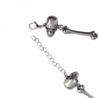 Náramek lebka z chirurgické oceli Skulls ´n´ Bones  