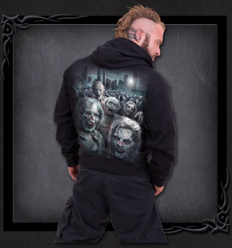 Mikina Spiral Živí Mrtví Walking Dead ZOMBIE HORDE FG005812  