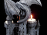 Svícen s drakem Black dragon Tea light holder  