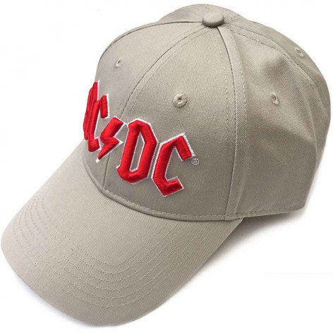 Kšiltovka/čepice AC/DC - Red Logo (Sand)  