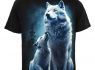 Tričko s vlkem Spiral VLK WOLF GUARDIAN XXXXL  