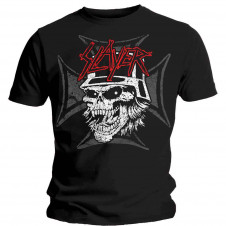 Tričko pánské Slayer - Graphic Skull - Black - ROCK OFF - SLAYTEE33MB