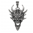 Přívěsek s lebkou chirurgická ocel Horned Skull  