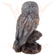 Figurka Sova PUŠTÍK VOUSATÝ - Great Grey Owl standing MALÝ  