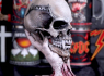 Dekorace lebka METALLICA Sad But True Skull 22cm  