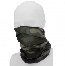 Multifunkční šátek/rouška nákrčník na motorku BRANDIT - DARKCAMO MASKÁČ