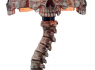 Lampa Páteř Spine table lamp with skull  