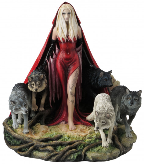 Soška vlk Dáma s vlky Howl by Ruth Thompson  