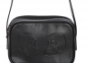 Kabelka s lebkami Black TWIN SKULL  