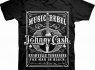 Metalové tričko JOHNNY CASH - Music Rebel Metalové tričko JOHNNY CASH - Music Rebel
