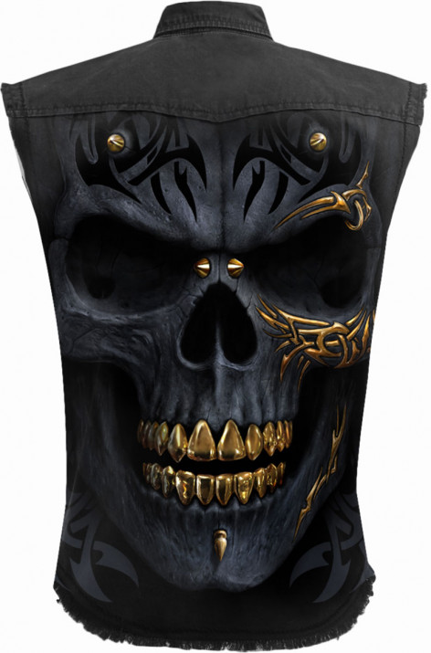 Košile bez rukávů/Vesta Spiral BLACK GOLD XXXXL WM135882  