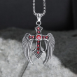 Přívěsek chirurgická ocel Fallen Angel Wings RED  