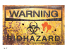 Výstražná cedule Zombie Biohazard Warning  