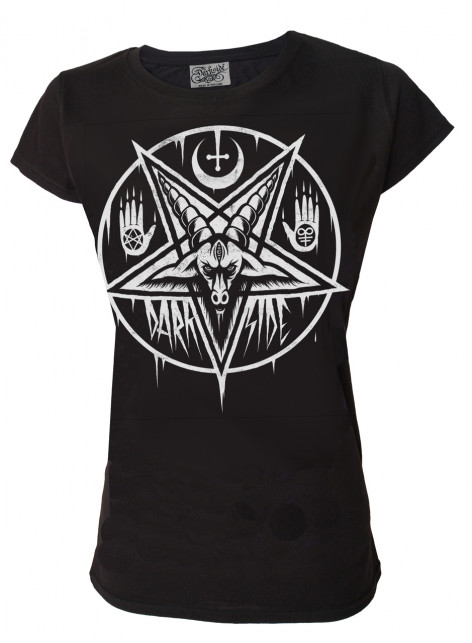 Dámské tričko Pentagram Baphomet  