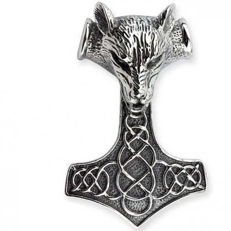 Obrovský přívěsek chirurgická ocel Thor´s Hammer Thorovo kladivo SK4005 8cm  