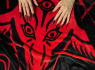 Deka/přehoz BAPHOMET Satan Red  