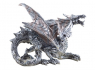 Soška drak Silver dragon  