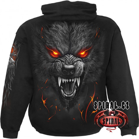 Spiral MIKINA s vlkem VLK - DARKEST FEAR  
