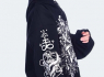 DÁMSKÁ MIKINA Floral Pentagram Printed Oversized Hoodie HLA4305  