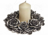 Věnec Alchemy Gothic Black Rose Wreath  