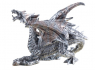Soška drak Silver dragon  