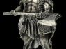 Soška Viking berserker with axe  