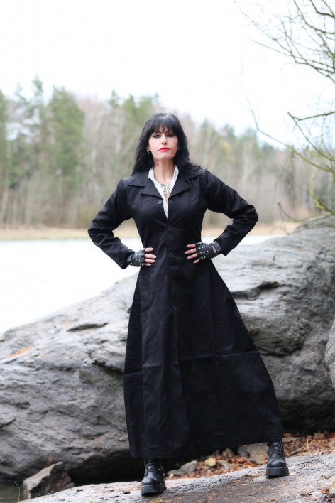 Dámský plátěný gothic kabát UNDERWORLD  