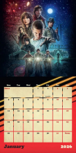  Nástěnný kalendář STRANGER THINGS - REWATCH 2026  