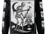 Pánské tričko dlouhý rukáv Death Tarot Card  