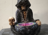 Lampa smrtka Grim reaper looks into a crystal (26cm)  