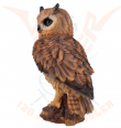 Figurka Sova KALOUS - Long eared owl standing VELKÝ  