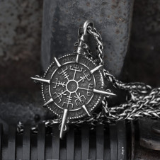 Přívěsek s řetízkem Viking Compass Vegvisir CHAIN