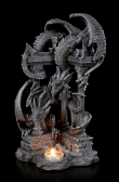 Svícen Draci Two dragons tealight holder  