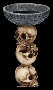 Svícen Skull column  
