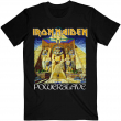 Tričko pánské Iron Maiden - Powerslave World Slavery Tour BL - ROCK...