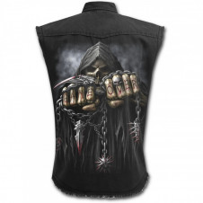 Košile bez rukávů/Vesta Spiral Zuřivé pěsti GAME OVER XXXXL TR260882