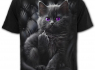Unisex Tričko Spiral s kočkou CATTITUDE FM177698 Unisex Tričko Spiral s kočkou CATTITUDE FM177698