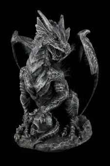 Figurka/soška malý drak Black Dragon 7