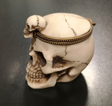 Krabička na cetky - šperkovnice LEBKA (A)