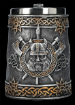 Půllitr korbel Viking skull warrior 2 (400 ml)  