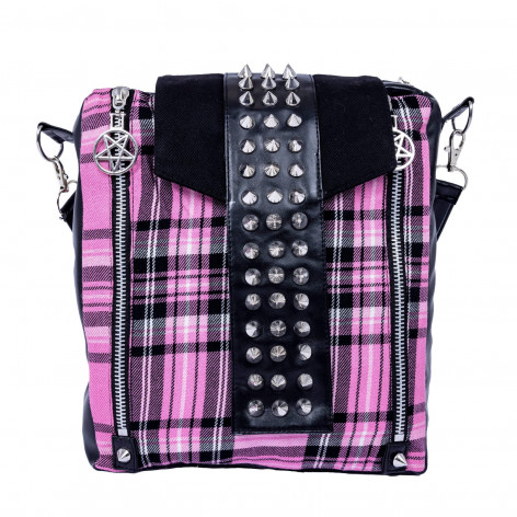 Kabelka BELLADONNA PINK CHECK  