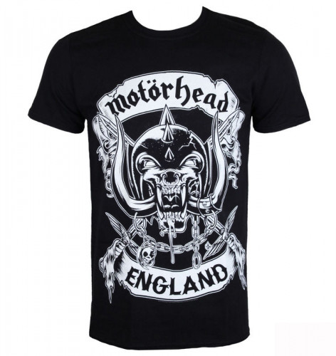 Pánské tričko MOTORHEAD - Crossed Swords England Crest - Rock Off MHEADTEE42MB  