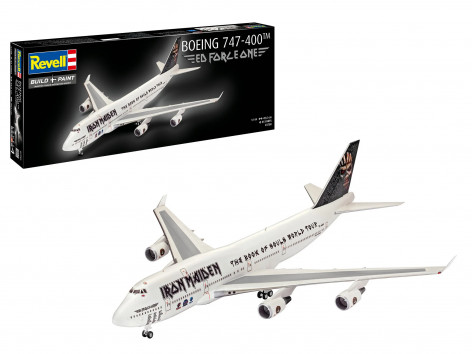 IRON MAIDEN Model Kit 1/144 Boeing 747-400 - Ed Force One  