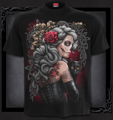 Unisex Tričko Spiral Muerta DEAD TATTOO DW225698  