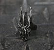 OCELOVÝ PRSTEN PÁN PRSTENŮ HOBBIT - HELM OF SAURON  