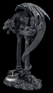 Svícen s drakem Black dragon  