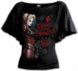 Dámské Tričko HORROR - HARLEY QUINN - EMBRACE MADNESS FG411141  