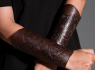 Náramek Nátepník Medieval Viking Brown  